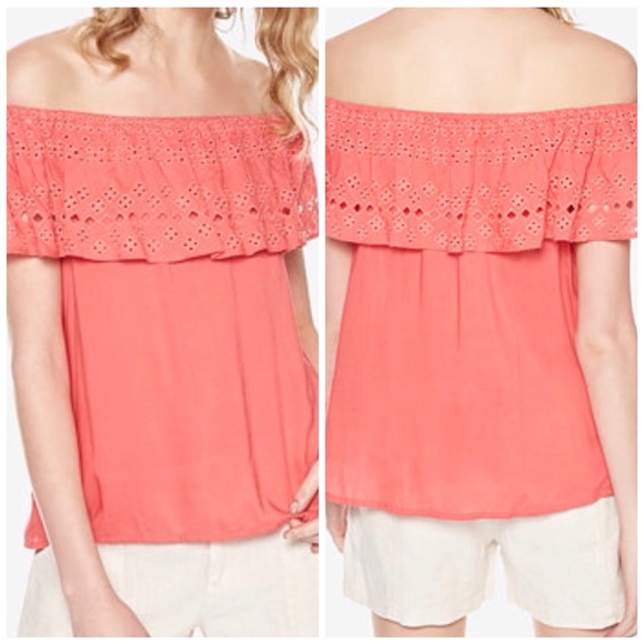 Sanctuary Tops - 🆕Sanctuary Eyelet Off the Shoulder Top